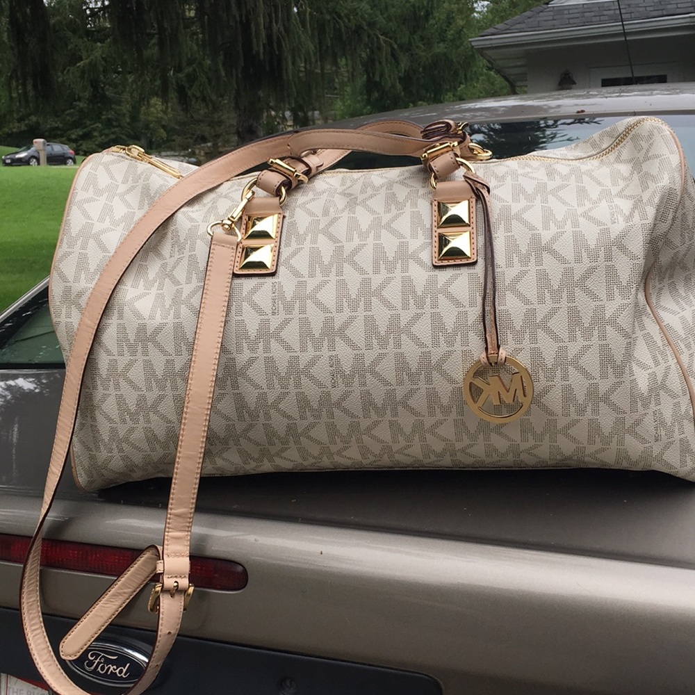 Michael Kors weekender bag.